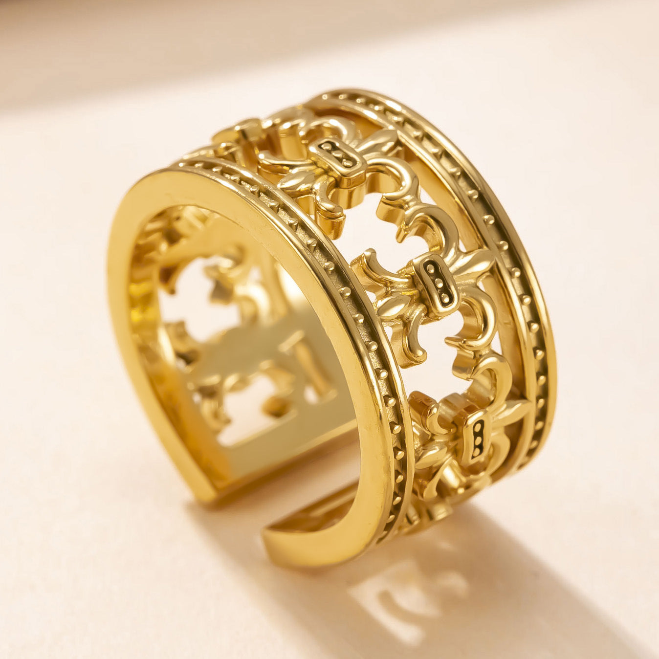 Forge Imperial Crown Ring | Hvidguld