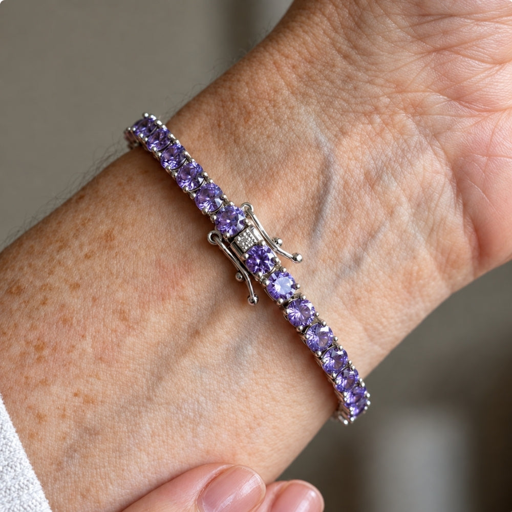 Amethyst Tennisarmbånd