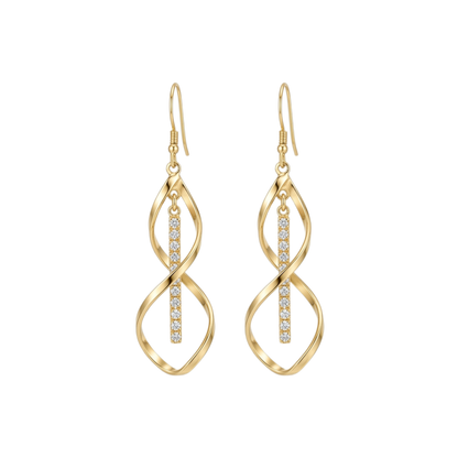 Sunbeam Aretes Espiral | Guld