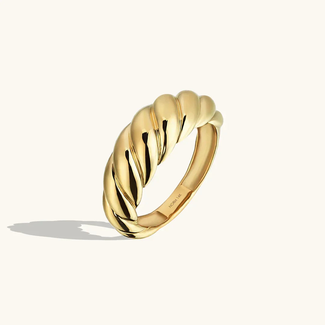 Croissant Ring | Hvidguld
