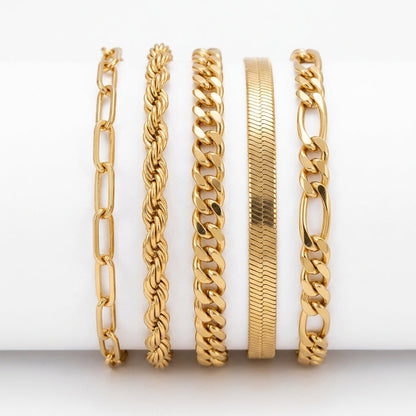 Ellis Renner Sæt af Armbånd | Guld