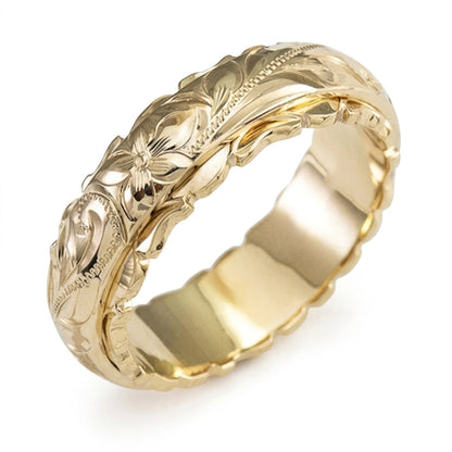 Blomst Ring Gammel Guld | Guld