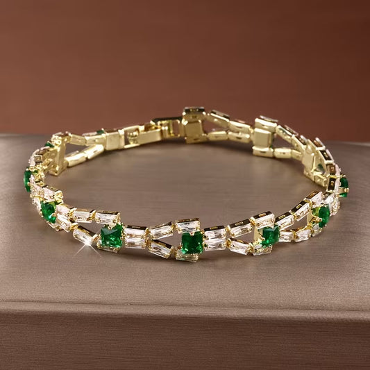 Verde Link Tennisarmbånd | Guld