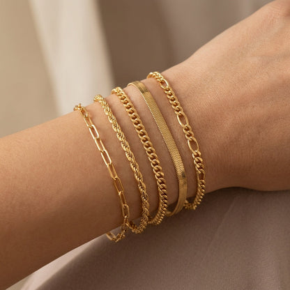Ellis Renner Sæt af Armbånd | Guld