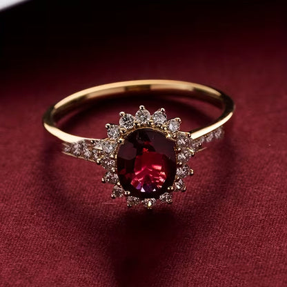 Kejserinde Rød Ring | Guld