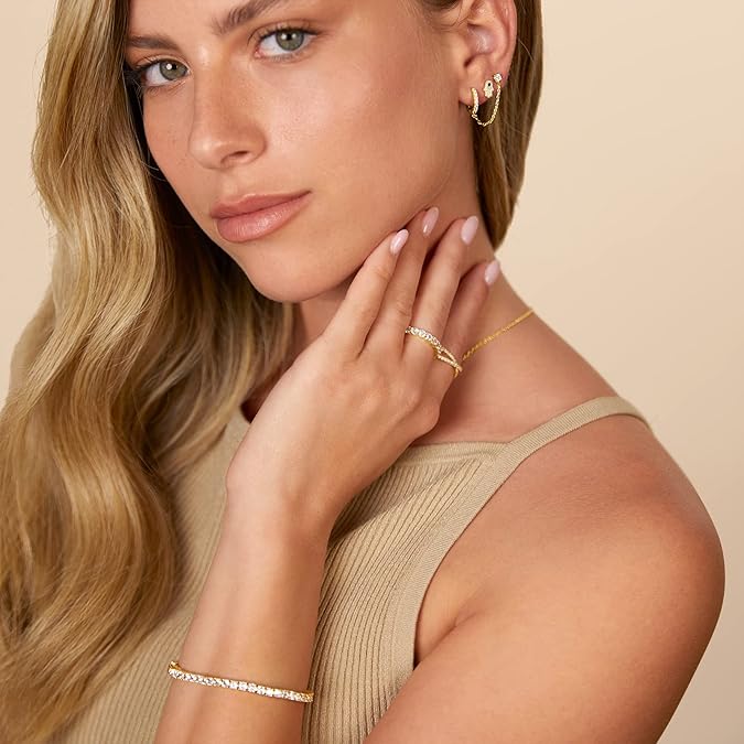 Adella Aretes de Cadena | Guld