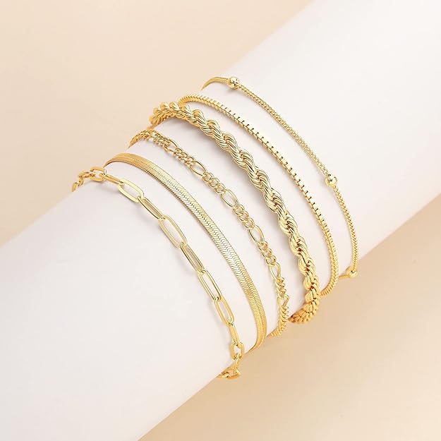 Isabella Vernetta Sæt af Armbånd | Guld