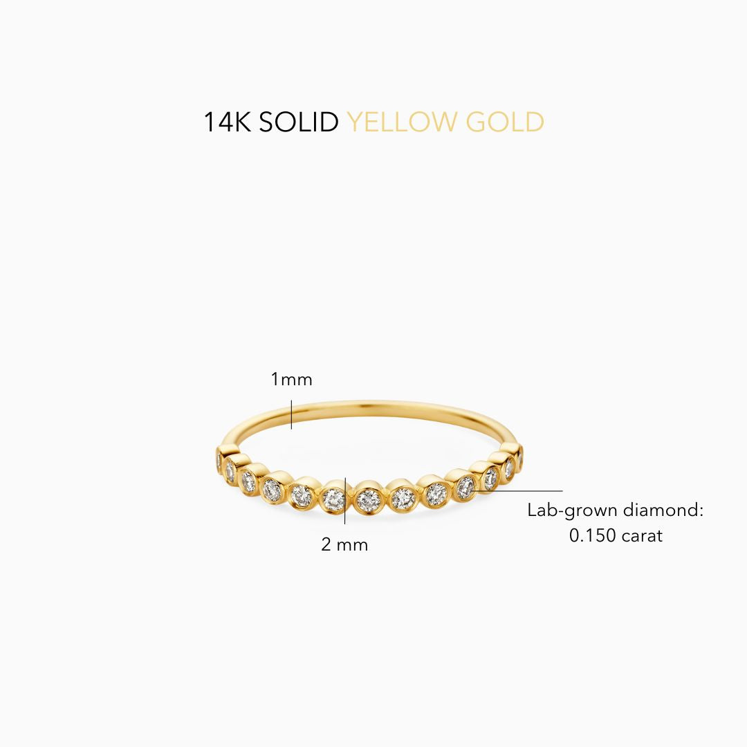 Bubbling Ring | Guld