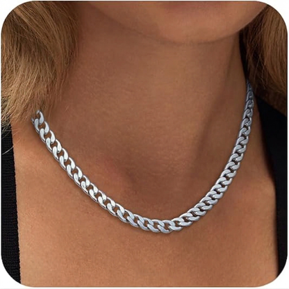 Chunky Cuban Link Halskæde | Guld