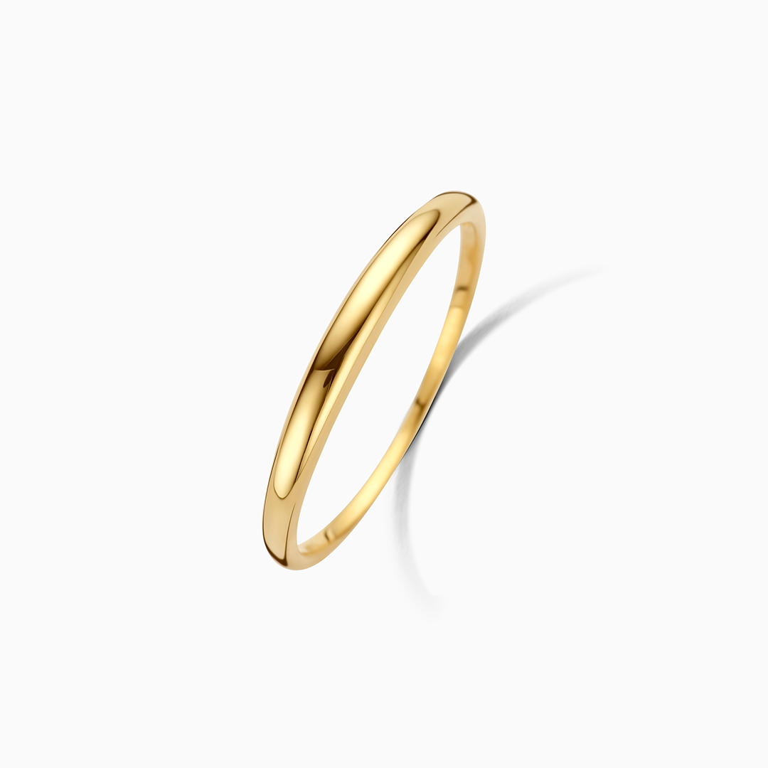 Dome Ring Tynd | Guld