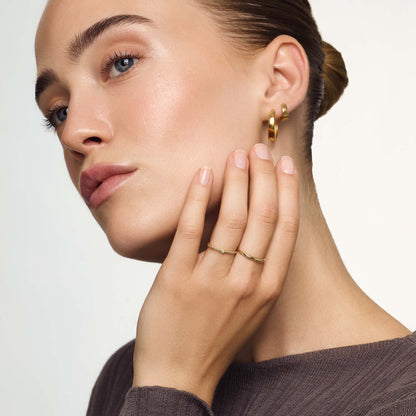 Dome Ring Tynd | Guld