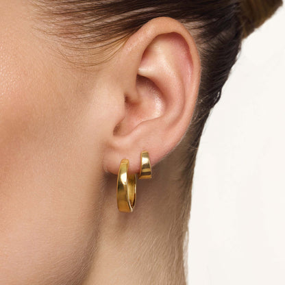 Gia Hoops | Guld