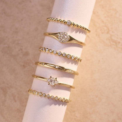 Bubbling Ring | Guld