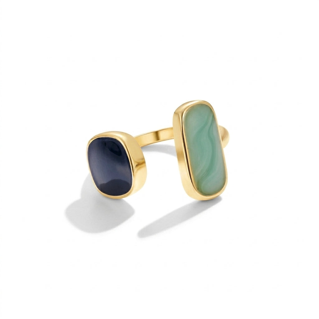 Kaelis Indpakningsring Duo | Guld