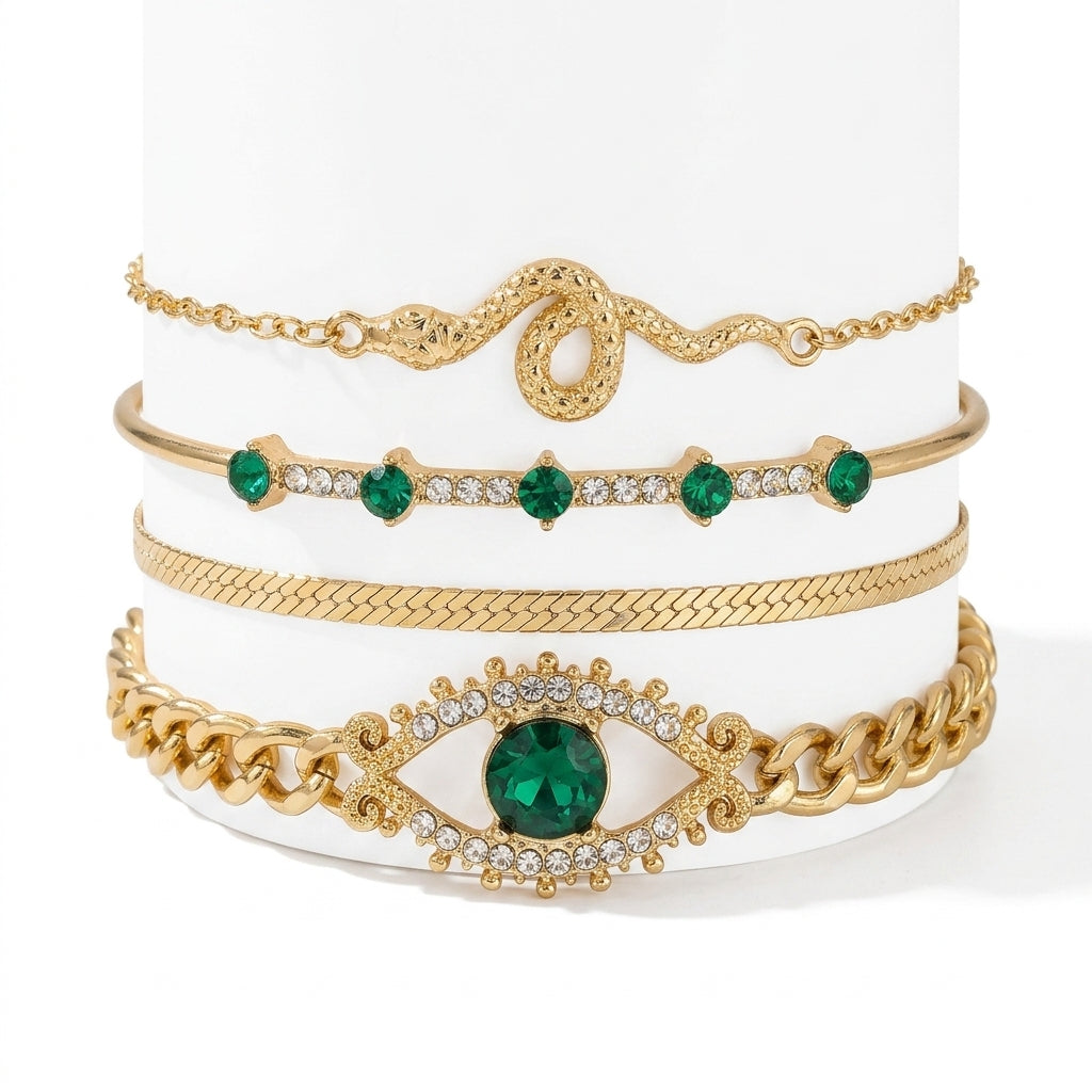 Serpina Veyra Armbåndsæt | Guld