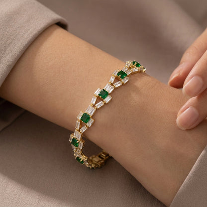Verde Link Tennisarmbånd | Guld