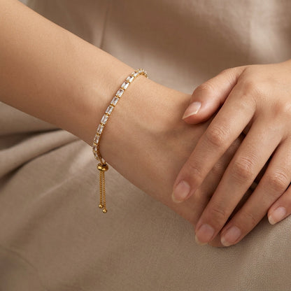 Horizen Tennisarmbånd | Guld