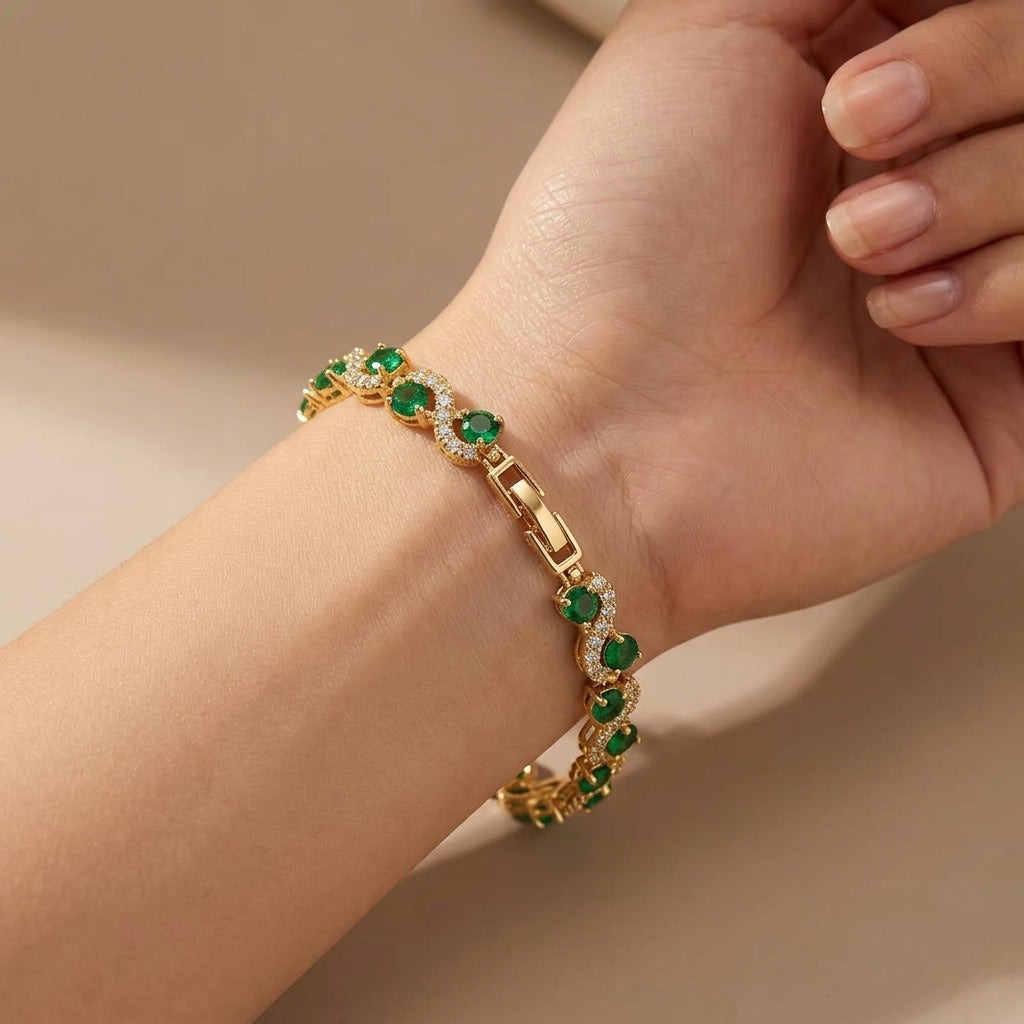 Fiora Emmeranthe Armbånd | Guld
