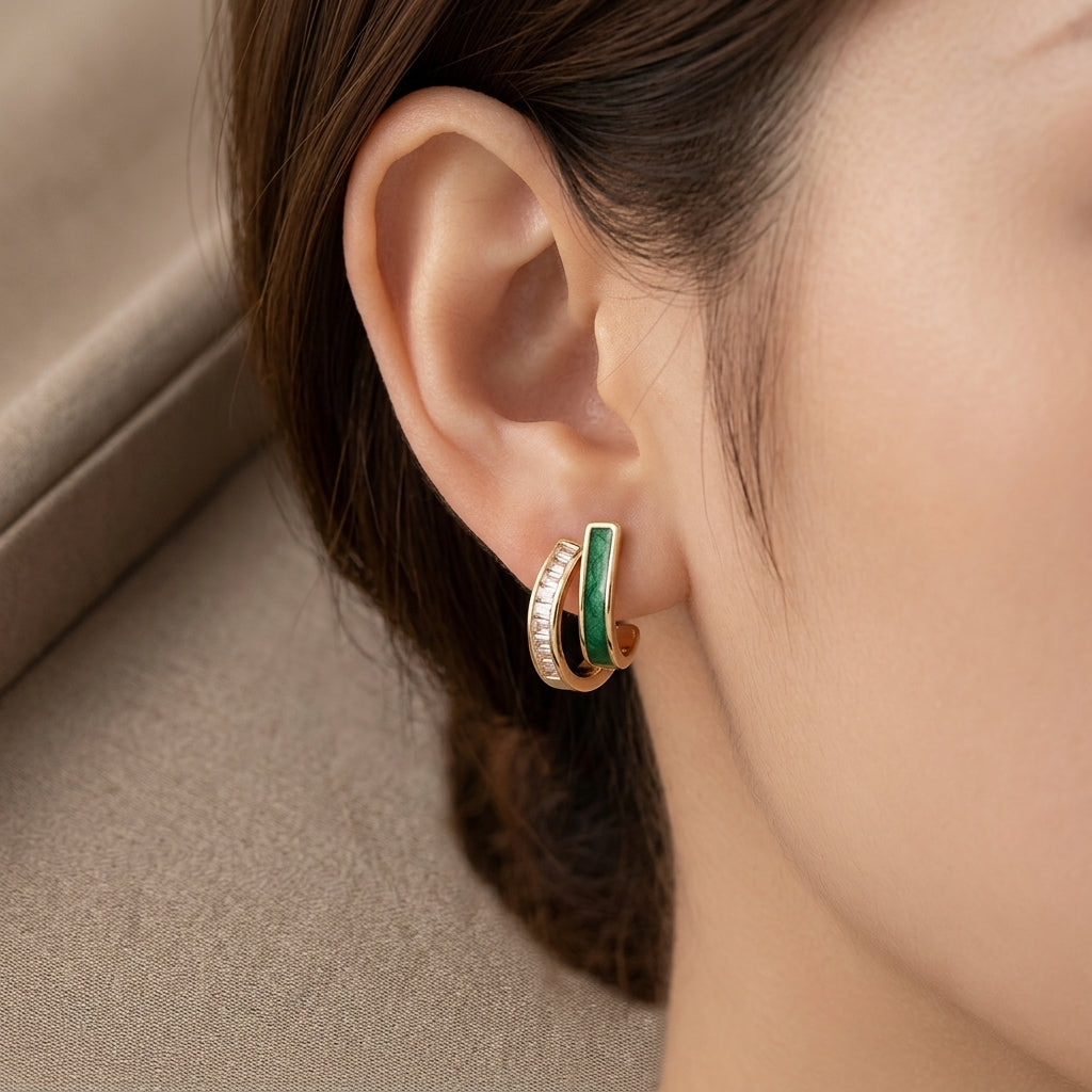 Chloé Feuillage Aretes | Oro