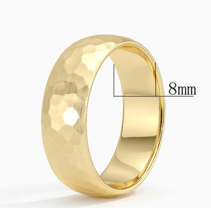 Elric Tekstureret Kerne Ring | Guld