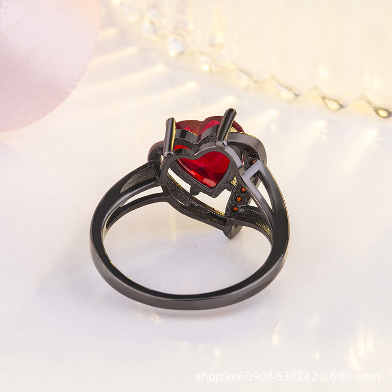 Calindra Rosethorne Ring | Sort Finish