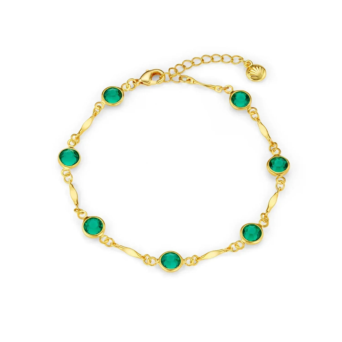 Smykke med Smaragdled | Guld