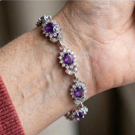 Iridessa Violetthorn Armbånd
