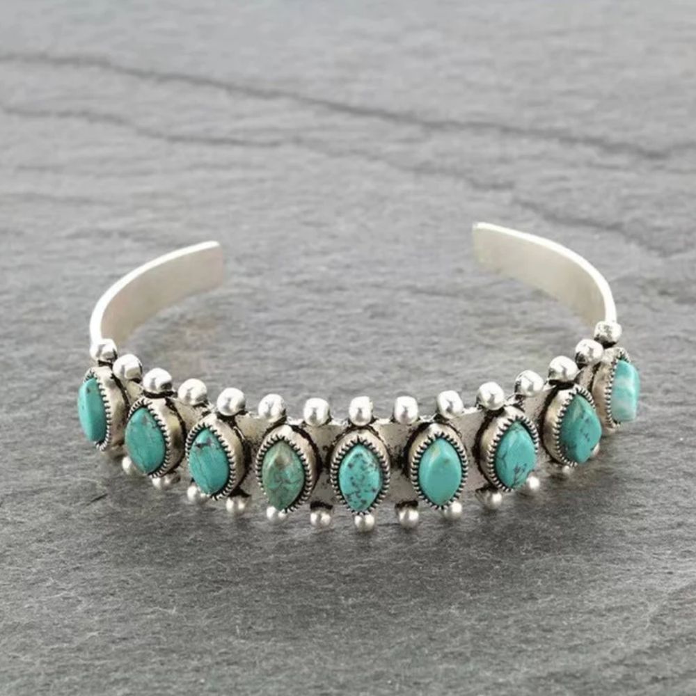 Azmira Turkis Cuff Armbånd