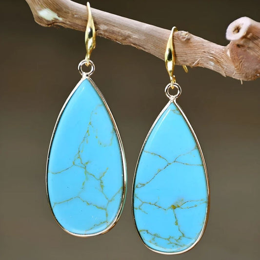 Endeløs Forbindelse Turquoise Øreringe