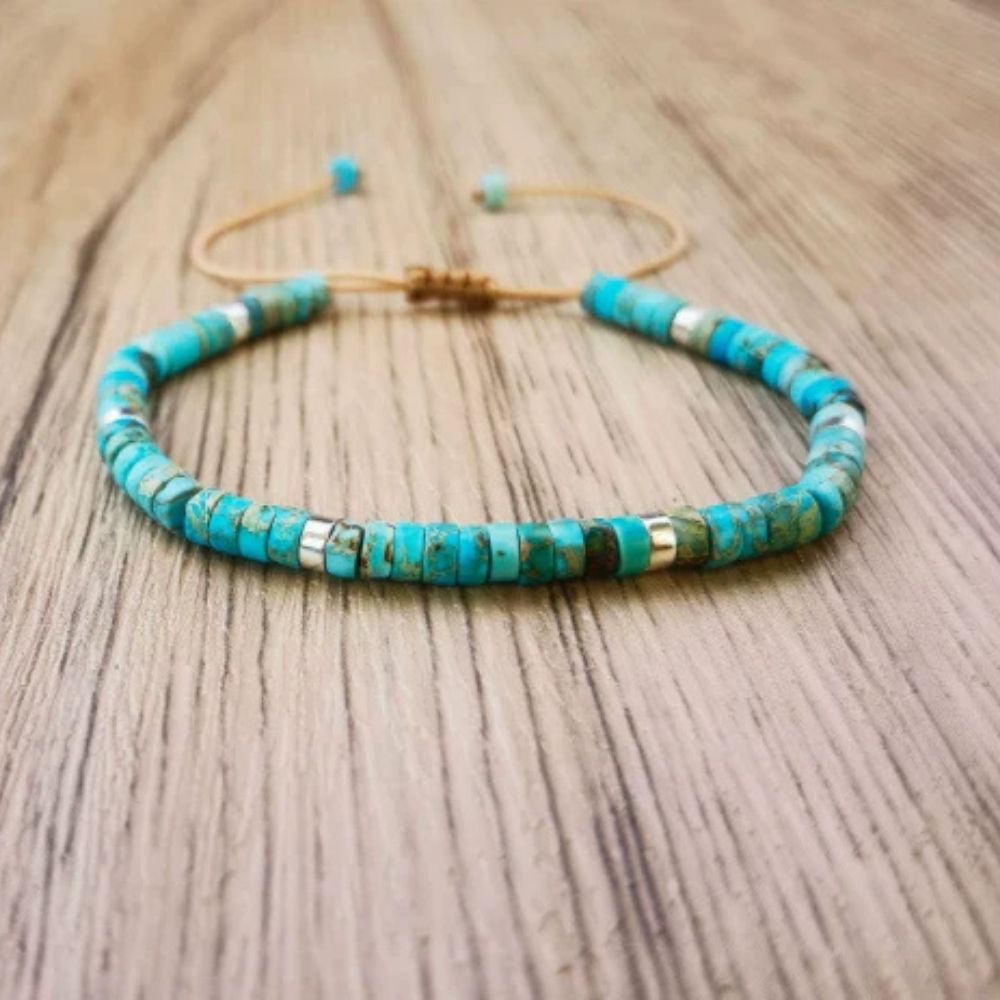 Tidless Delikat Perle Turquoise Armbånd