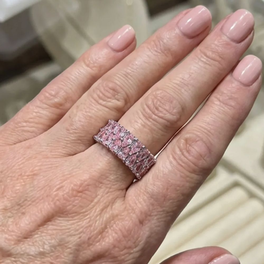 Blush Cascade Evighedsring