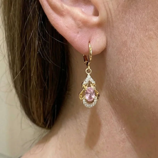 Måneskinnet Blush Dråbeøreringe