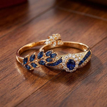 Avelisse Moraziel ringsæt | Guld