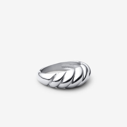 Croissant Ring | Hvidguld
