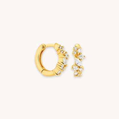 Krystal Kluster Huggies | Guld