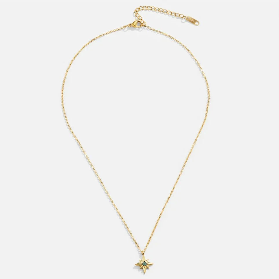 Estelle Celestial Gem Halskæde | Guld