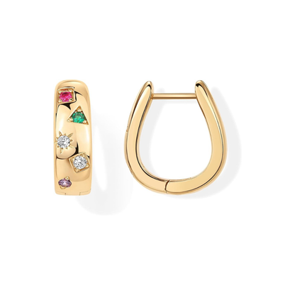 Colorwave Hoops | Guld