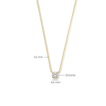 Cléa Krave med Moissanite Sten | Guld