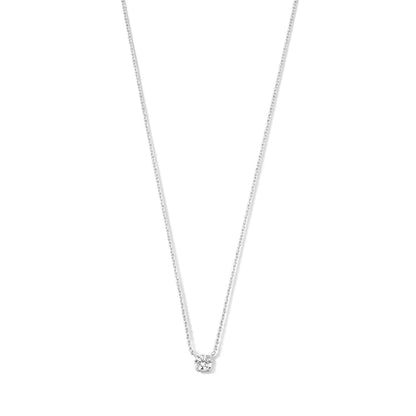 Cléa Moissanite Sten Halskæde | Guld