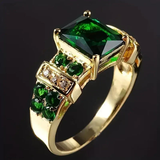 Uovertruffen Smaragd Ring | Guld
