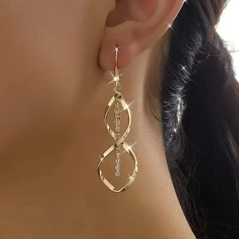 Sunbeam Aretes Espiral | Guld