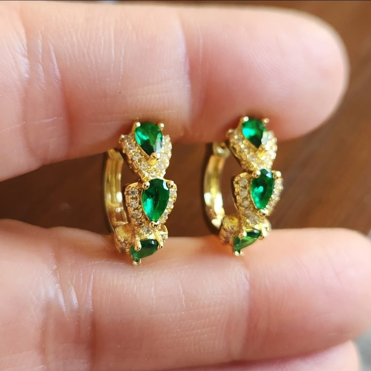 Sylvarra Jadelisse Øreringe | Guld